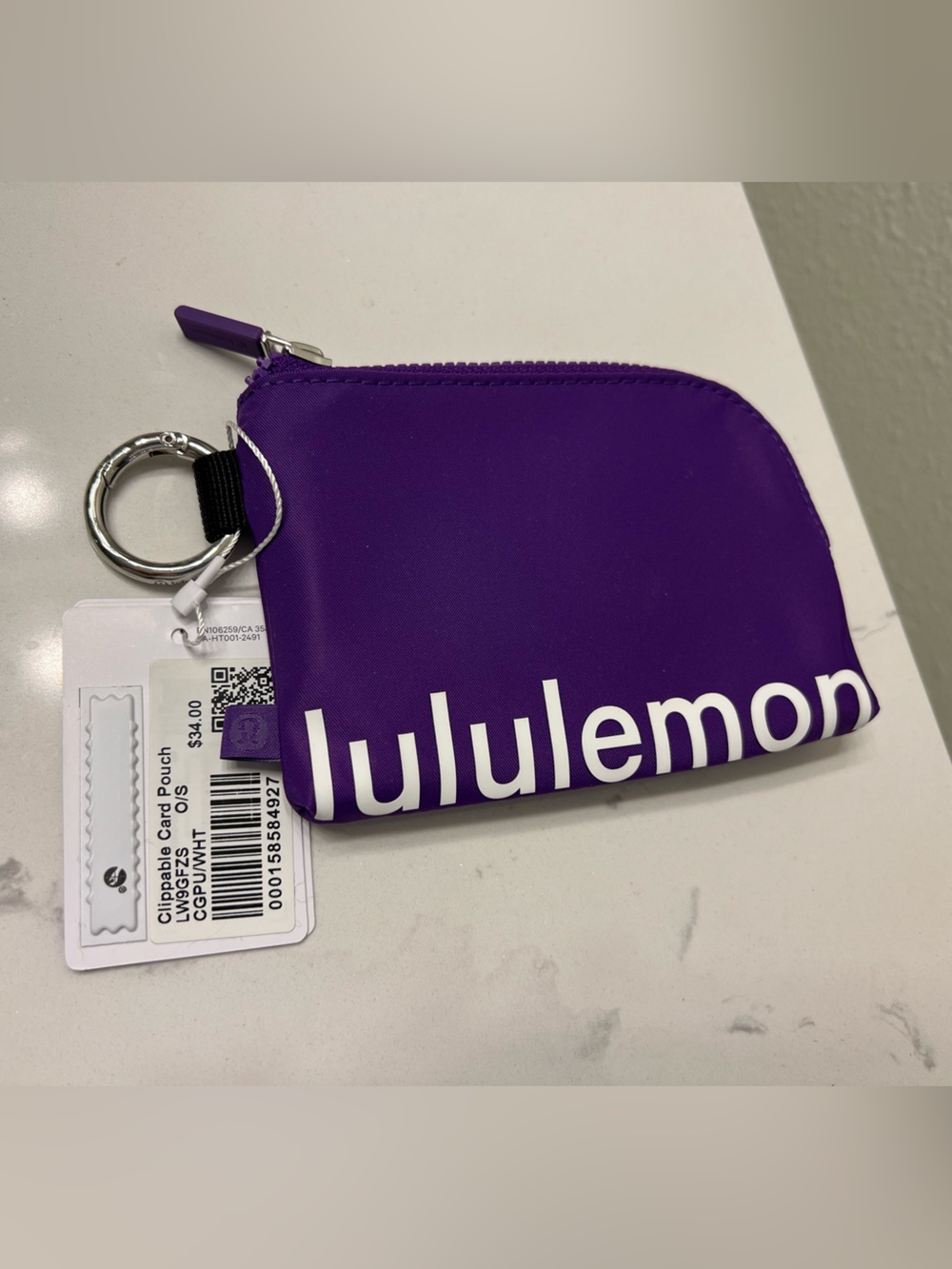 Lululemon Clippable Card Pouch